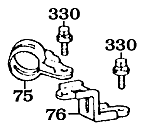 Air intake tube bracket