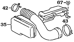 UZJ100 Breather Assembly