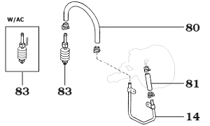 7/80-8/87 Booster Hose Assembly