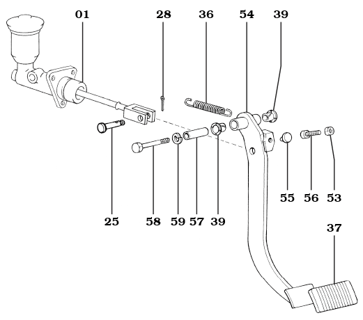 Clutch Pedal Assembly