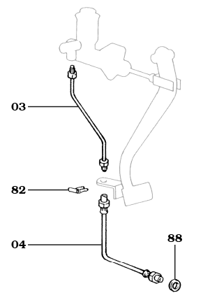 Clutch Hydraulic Lines and Hoses