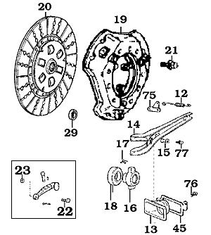 1958-8/74 FJ40, FJ45 and FJ55 Land Cruiser Clutch Assembly