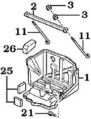 80 Series Battery Box - Left Side