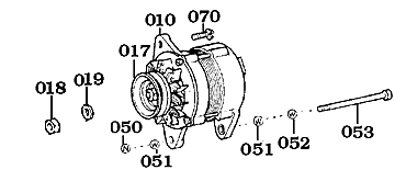 1958-1/79 Alternator Assembly