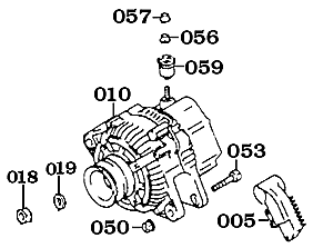 1/90-1/98 Land Cruiser 90 Amp Alternator with Internal Voltage Regulator
