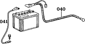 Land Cruiser Battery Cable, FJ40, FJ45, FJ55, FJ60, FJ80, FZJ80, UZJ100 BJ40, BJ60, HJ60, HZJ80