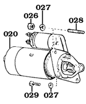 1958-6/82 Land Cruiser Starter, FJ40, FJ45, FJ55, FJ60