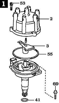8/92 and Later Land Cruiser Electronic Distributor Assembly