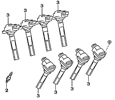 1/98-2007 Coils and Spark Plug Assembly