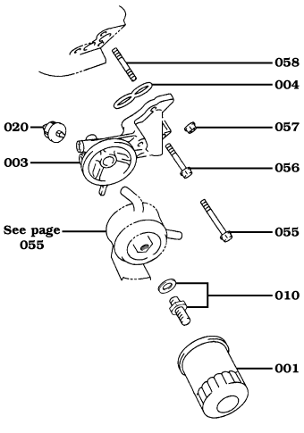1/98-2007 Land Cruiser Oil Filter Assembly