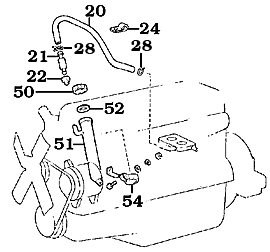 Land Cruiser 1958-9/71 PCV Assembly