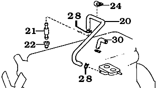 Land Cruiser 9/71-1/75 PCV Assembly