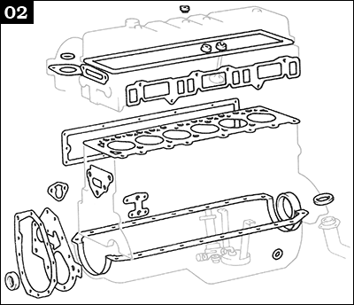 Land Cruiser Overhaul Gasket Kit