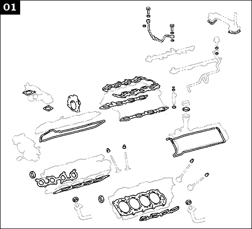 1/98 and Later Valve Regrind Gasket Set