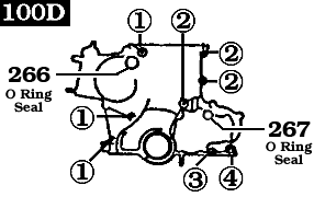 1FZ Timing Cover Bolts