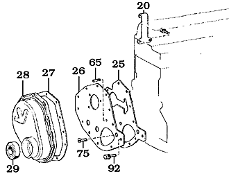 F, 2F and 3F Timing Cover and Plate Assembly