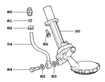 6/76-1/90 Land Cruiser Oil Pump and Strainer Assembly