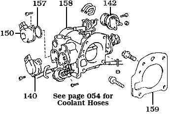 8/92-1/98 Land Cruiser Throttle Body Fuel Injection Filter Assembly