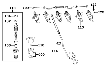 9/72-6/73 H Diesel Injectors