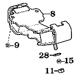 2H Diesel Rear Land Cruiser Motor Mount