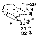 B Diesel Rear Land Cruiser Motor Mount