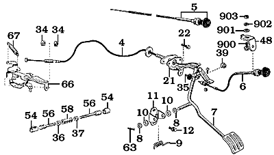 9/72-9/73 40 & 55 Series Accelerator Diagram