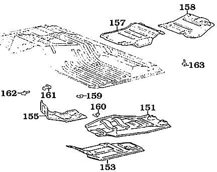 8/87-1/90 FJ62 Heat Shields