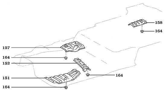 1/90-8/92 FJ80 Heat Shields