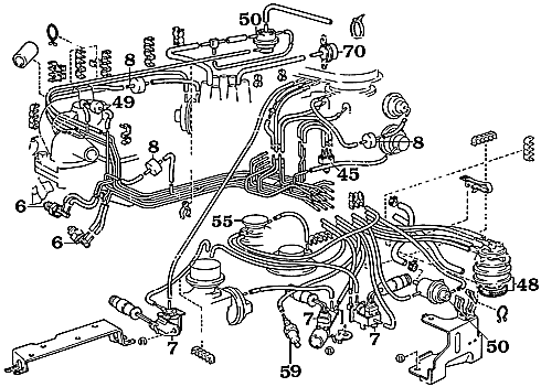 8/80-8/87 Vacuum Diagram