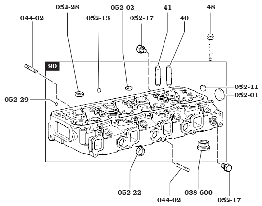 9/77-7/80 B Diesel Head