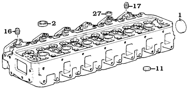 Toyota 7/80-1/90 2H Diesel Head Freeze Plugs