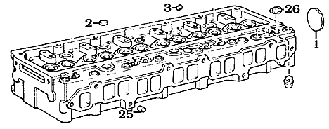 Toyota 3F Engine Freeze Plug Assembly