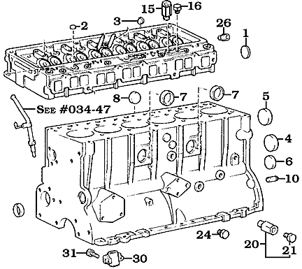 Toyota F Engine Freeze Plug Assembly