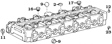 Toyota 6/73-7/80 H Diesel Head Freeze Plugs