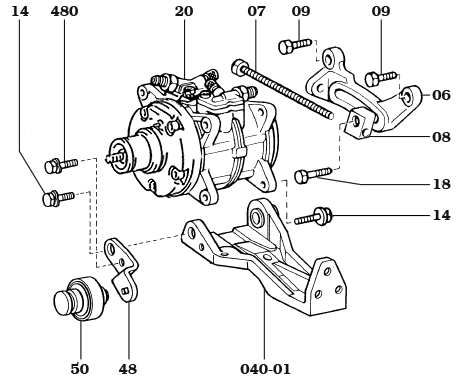 8/80-8/87 FJ60 Air Conditioning Compressors