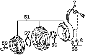 FJ60 and FJ62 Air Conditioning Clutch