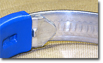 Stainless steel hose clamp detail 2