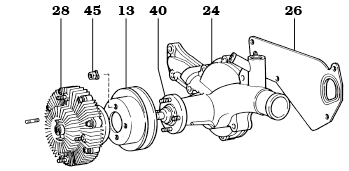 8/80-8/88 3B Diesel with Fan Clutch