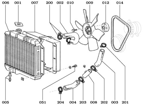 FJ40 Cooling System 1/75-1984