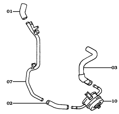 1/98-Later 2UZFE Oil cooler Assembly
