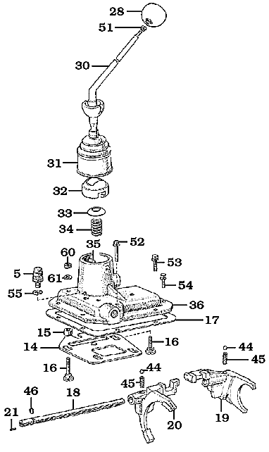 3 Speed Shift Tower Assembly