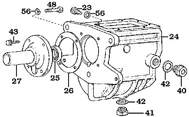 Land Cruiser 3 Speed Transmission Case Assembly