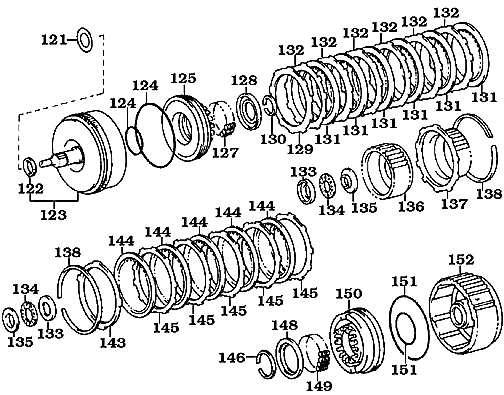 Brake Band Clutch Assembly