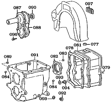 5 Speed Case Assembly