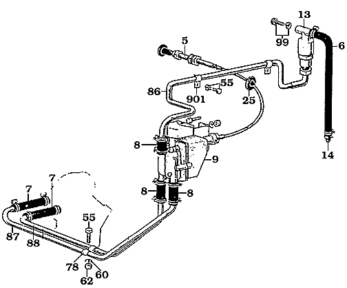 1958-3/69 FJ40 & FJ45 Vacuum Switch Assembly