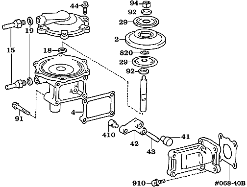 Transfer Vacuum Shift Assembly Diagram