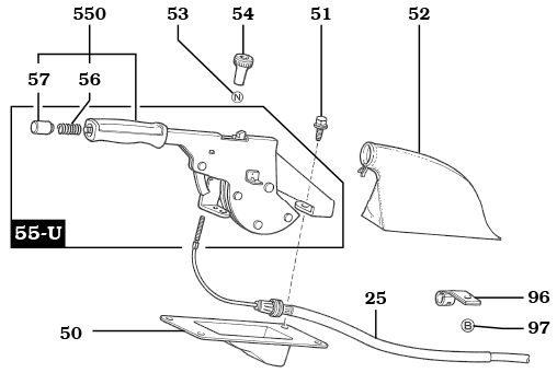 Parking Brake Lever Assembly