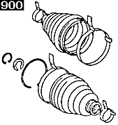 1/98 - Later 70 and 100 Series CV Boot Kit