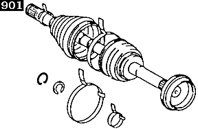 1/98 - Later 70 and 100 Series Outer Shaft Assembly