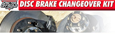 Click to enlarge Front Disc Brake Changeover Kit